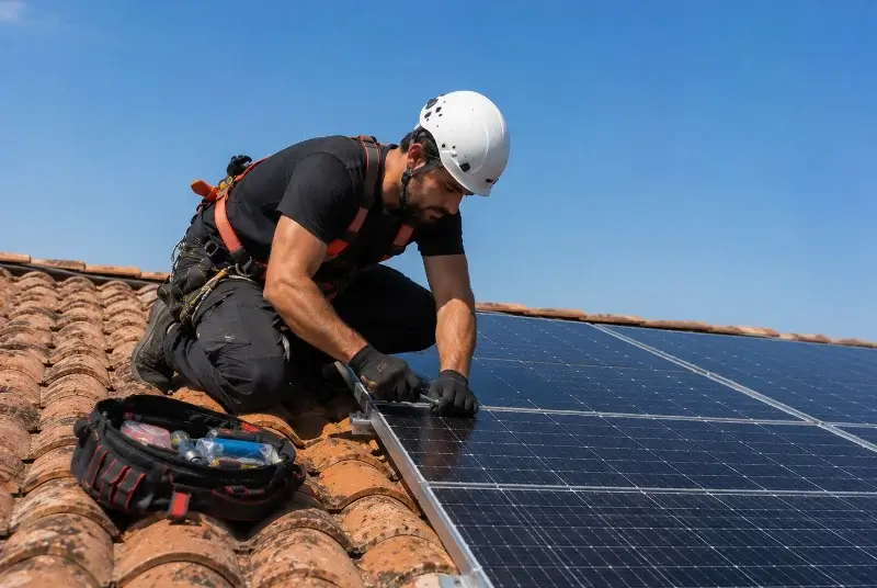 Maintenance et monitoring de panneaux solaires à Bolquère